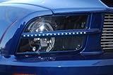05 06 07 08 09 2005 2006 2007 2008 2009 Ford Mustang Headlight Splitters LED Turn Painted Colorado Red/Torch Red Paint Code D3