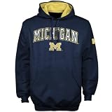 Michigan Wolverines Navy Blue Automatic Hoody Sweatshirt