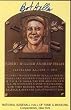 Bob Feller Autograph/Signed Baseball HOF Plaque