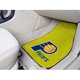Indiana Pacers NBA 2-Piece Printed Carpet Car Mats (18x27)