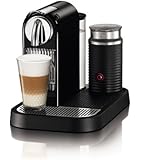 Nespresso D121-US-BK-NE1 Citiz Espresso Maker with Aeroccino Milk Frother, Black