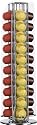 Capstores Tavolaswiss - 50.48582 - Porte capsules rotatif Vista pouvant contenir 40 capsules Nespresso - Acier chromé