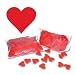 Herz-Konfetti, unifarben, 250g, rot