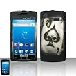 POCKET ACE SPADE BLACK SKULL CASE COVER FOR AT&T SAMSUNG GALAXY-S CAPTIVATE i897
