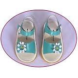 Girls Boutique Dress Shoes TURQUOISE Sandal WEE SQUEAK Baby Girl Sizes 3-12