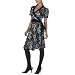 Alice Temperley Floral Crepe Wrap Dress - Athens Blue