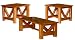 Pine Coffee Tables - Simmons Futons Z97000SET Big Daddy Pine Coffee Table Set - Two End Tables and Coffee Table