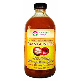 Mangosteen Juice 100 Pure by Genesis Today - 16 Ounces