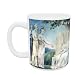 Illustrations of the Book of Job; Job accepting Charity, 1825 (pen, w/c and pencil) by William Blake - Mug - Standard Size