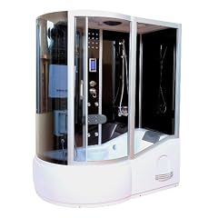 ALL IN 3in1 (links) - Duschtempel, Duschkabine, Whirlpool, Badewanne