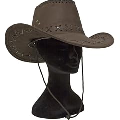 Westernhut Cowboyhut Hut Dunkelbraun Cowboy
