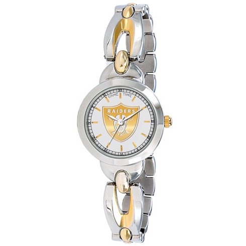 Game Time GTW-NFL-ELE-OAK Oakland Raiders NFL Ladies Elegance Series Watch