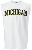 Michigan Wolverines Nike Classic White Sleeveless Tee