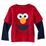 Sesame Street Elmo Long-Sleeve Layered Shirt - Toddler