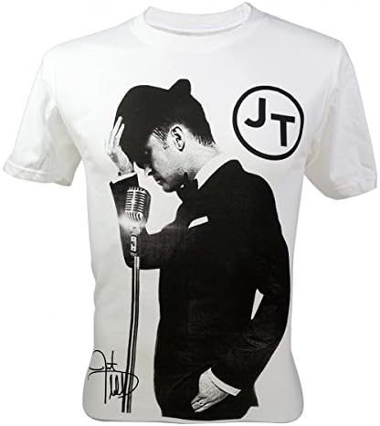 Immortal Men's Justin Timberlake The 20/20 Experience T-Shirt White Medium