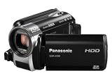Panasonic SDR-H90 Camcorder with 80GB Hard Disc Drive & SD Card compatibility with 70x Optical Zoom -  Black