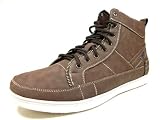 Mens Brown Delli Aldo Fashion High Top Sneaker Styled in Italy