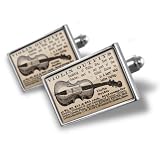 Cufflinks "Violin, Vintage" - Hand Made Cuff Links
