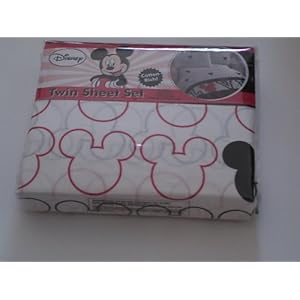 Disney Mickey Mouse Twin Comforter and Sheet Set