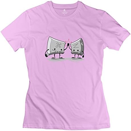 TASY 100% Cotton Women's Keyboard SpongeBob T-shirt