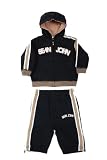 Sean John Boys Fleece Block Logo - 2 piece set Black (Size 6-12 Months)
