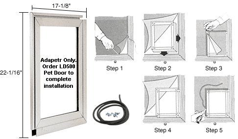 C.R. LAURENCE A500 CRL Large Pet Door Adapter