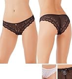 Low Rise Soft Lace Bikini w/ Cotton Lined Crotch