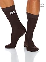 Rochas Paris Pack 2 Pares De Calcetines Algodón (Marrón)