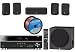 Yamaha Surround Realism 3D Ready Home Theater System with 5.1-channel 500 Watt AV Receiver + 4 Surround Satellite Speakers + 1 Center Channel Speaker + 1 Front Firing 100W Powered 8" Active Subwoofer (Speaker Wire Included) Yamaha Surround Realism 3D Ready Home Theater System with 5.1-channel 500 Watt AV Receiver + 4 Surround Satellite Speakers + 1 Center Channel Speaker + 1 Front Firing 100W Powered 8" Active Subwoofer (Speaker Wire Included)