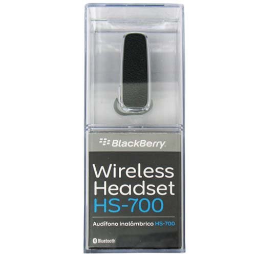 BlackBerry HS700 Wireless Bluetooth Headset - Retail Packaging - Black 