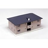 Nゲージ ストラクチャー(鉄道関連施設) 二階建アパート ブルー (完成品) #23-402B/