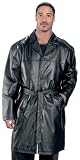 Men's Single Breasted Leather Coat