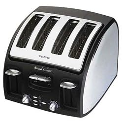 Tefal Avanti Hi-Speed Toaster, 4 Slice, Polished Chrome