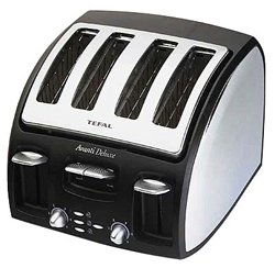 Tefal Avanti Hi-Speed Toaster, 4 Slice, Polished Chrome