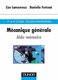 Aide-m�moire de m�canique g�n�rale