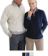 Devon & Jones - Blue Men's Berkshire Quarter Zip (D480)