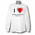 I Love Albury-Wodonga, NSW-Vic Long Sleeve T-shirt