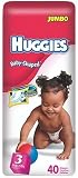 Huggies Baby-Shaped Fit Diapers with Gigglastic Waistband, Size 3 (16-28 lb), Disney, Jumbo, 40 diapers