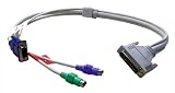 13ft KVM-computer Cable for PS2 Keyboard/monitor/mouse