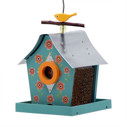 Rossos International WF2 Retro Flowers Birdfeeder