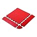 Speedway Garage Tile C789453R Garage Floor Interlocking Ramp Edges Corner, Red