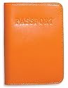 Jack Georges Milano Orange Passport Cover Accessory - JG-3707OR