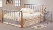 NEW QUEEN SIZE BED W/ CARVING ON HEAD & FOOTBOARDS
