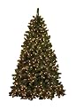 GKI Bethlehem Lighting Pre-Lit 7-1/2-Foot PE/PVC Christmas Tree with 500 Clear Mini  , Medium Canterbury
