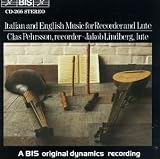 Italian and English Music for Recorder and Lute