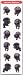 THE DOG Artlist - Mini Black Lab Stickers