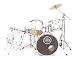 HB Drums Predator 5 Drum Set Birch Shell Drum Kit Pacific Coast White Includes Free Cymbal Pack, Throne - New