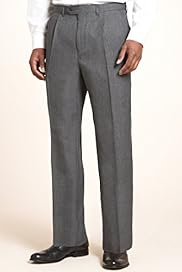 Single Pleat Crease Resistant Trousers