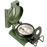 U.S. Issue Mil-Spec Tritium Illuminated Aluminum Military Lensatic Marching Compass