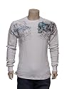 MONARCHY Mens Yakuzi Thermal Shirt in White